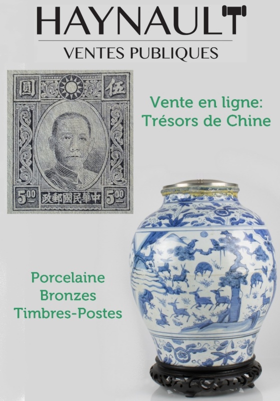 Schatten uit China (porselein, brons & postzegels - post)
